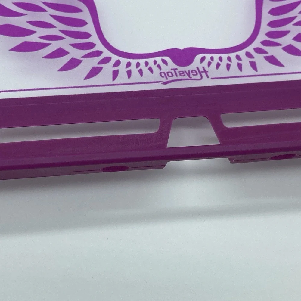Heystop Nintendo Switch Protective Case Pink Clear Wing Design Shockproof